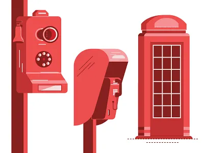 Phone Project cabin cabina call london old old phone oldphone pay phone red story street vector