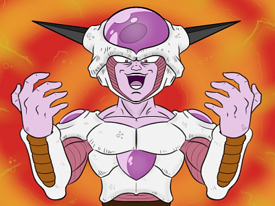 Frezzer FanArt anime art attack ball bola cartoon cha comic de dragon dragón enemigo fan freezer head kame la manga pro rayos sketchbook z