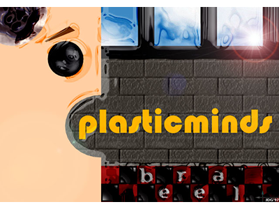 Plasticmind Logo, circa 1997 photoshop plasticwrap retro smh truespace