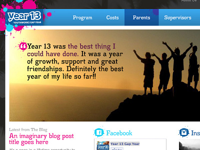 Yr13 Home gap year homepage year 13 youth