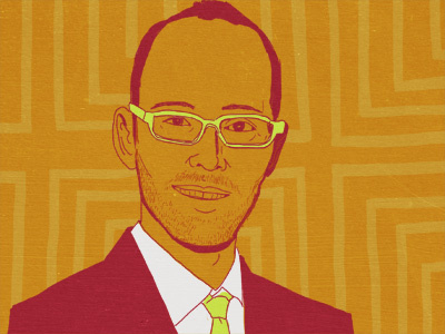 Portrait illustration man portrait