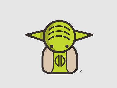 Mr.Yoda kirpluk logo pict vector yoda