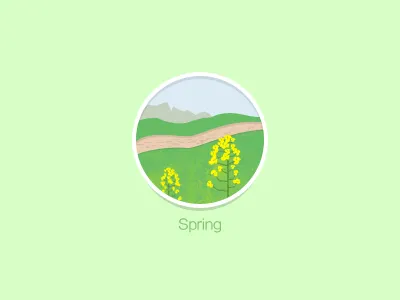 Spring china icon season sola spring