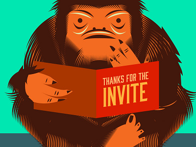 thanks for the invite illustration