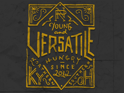 VersaTile Logo austindunbar design handdrawn type handletter type