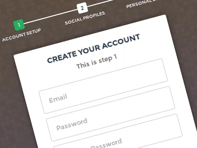 Multi Step Form with Progress Bar form multi step form progressbar