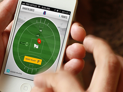 Top Tradie - Worksafe (AFL Game) afl app experience football footy game melbourne pitch questionaire quiz ui user ux worksafe