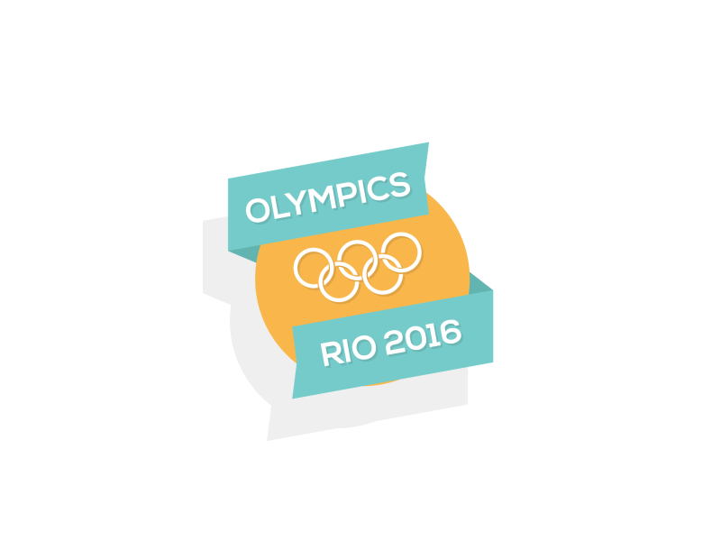 Olympics Banner {gif} 2d after effects animation motion graphics olympics