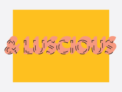 &_Luscious.jpeg chillin outline play type vector verlag weird