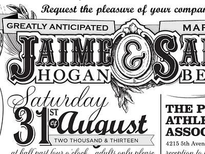 S&J Wedding Invites
