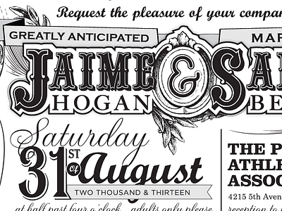 S&J Wedding Invites