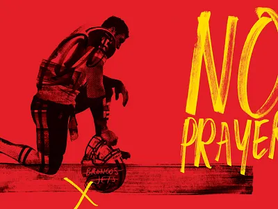 ESPN Tebow illustration espn handwritten paint primary colors tebow tebowing