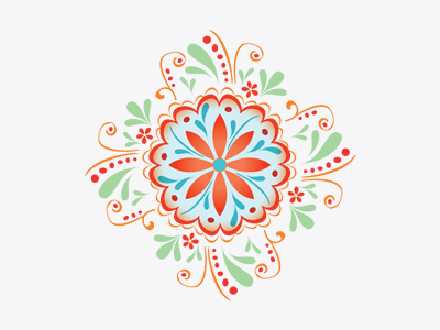 Mandala logo blue brand branding color color scheme curves design drops energy flower graphic design green icon identity illustration illustrator light logo logo design logotype mandala mark motion movement orange ornament pattern red symmetrical vector