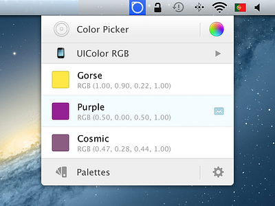 Next, on Sip. color color picker palettes share sip