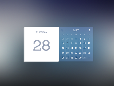 Calendar UI calendar design interactive interface ui widget