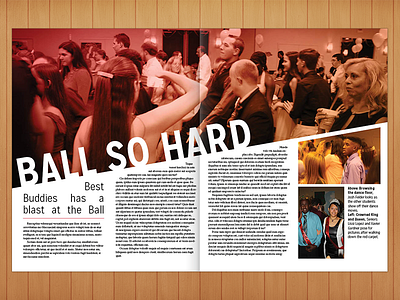 Yearbook Spread ball so hard jay z kanye west print spread yearbook