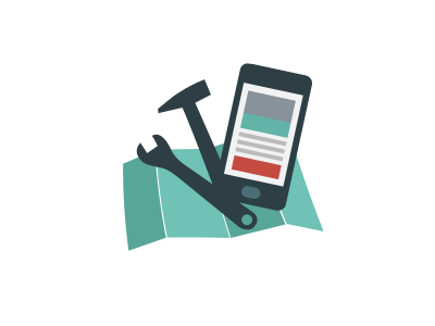Expert Supports illustration mobify vector web