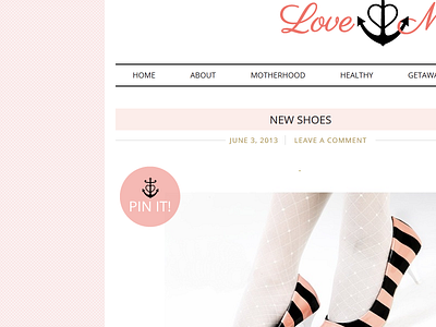 Custom Wordpress Design black blog cream custom design genesis gray pink watercolor wordpress