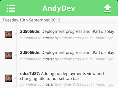 Activity Table View ios iphone tableview ui