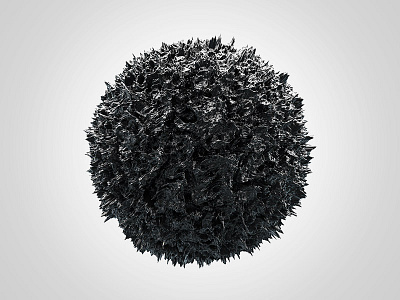 Displacement Render 2 3d cinema4d coloring digital displacement photoshop render sphere