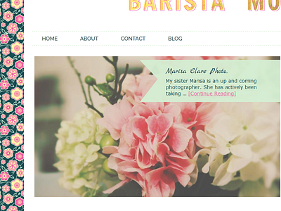 Custom Wordpress Design blog custom design floral genesis gold vintage web website wordpress