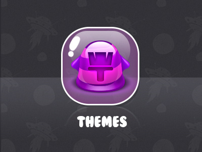 Button Themes brush button game glass jelly menu ui