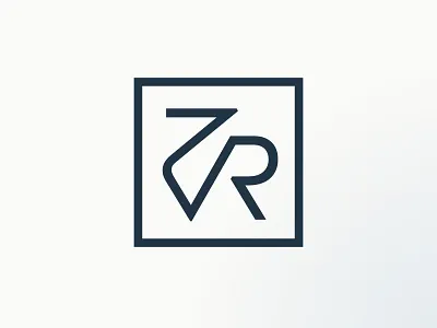 ZVR_1 frame logo mark monogram square symbol