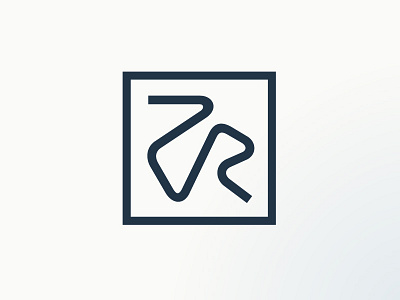ZVR_1.1 frame logo mark monogram square symbol
