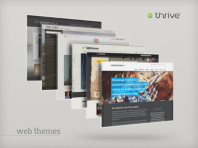 Thrive Web Themes brand series template theme web website