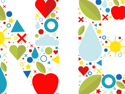 Love and sunshine and rain and... design illustration logo tuesday bassen typography