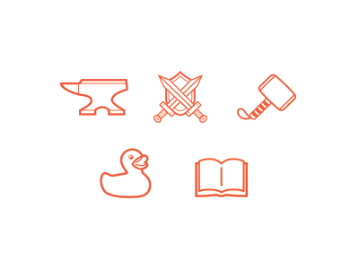Icons - true colors by Kevin Altman on Dribbble