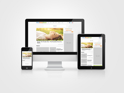 Responsive Design // Mind Body Green content editorial health mindbodygreen publisher responsive web design wellness