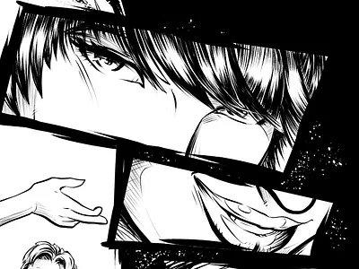 Alice Story Art alice comic dark illustration ink manga manga studio panel art sequential art wonderland