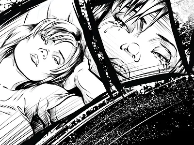 Alice Story Art alice comic dark illustration ink manga manga studio panel art sequential art wonderland