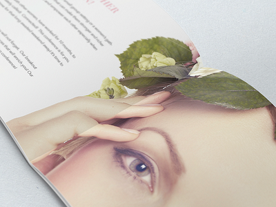 Conference Booklet Close Up booklet brochure bulletin close up cmyk conference conference promo editorial full bleed magazine mock up print print design promo promo design spread tilt shift womens conference