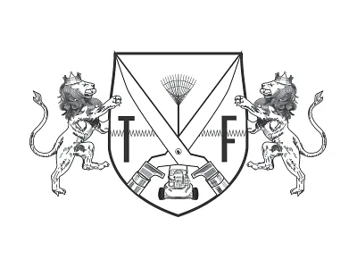 Turf First Coat of Arms care clippers coat of arms crest fertilizer first garden grass hedge lawn lion mower pesticide rake scotland scottish trim turf weeds