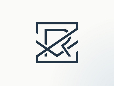 ZVR_3 frame logo mark monogram square symbol