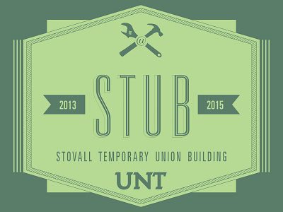 Stovall Temporary Union Building- UNT rebranding stub unt