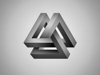 Escher Monogram black and white jordan logo metcalf