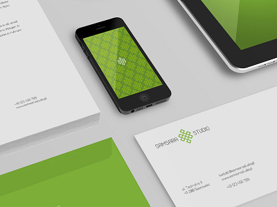 Samsara Studio behance corporate identity design music samsara stationery studio