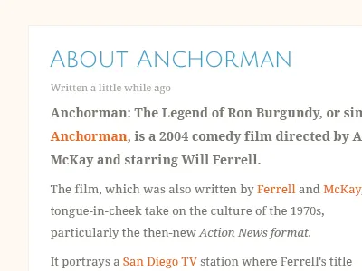 Crafting Theme Layout Test anchor colours crafting feedback theme type