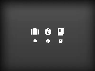Vector Travel Nav Icons icons info icon suitcase travel vector