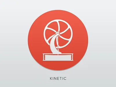 Kinetic (WIP) energy icon kinetic sterling engine