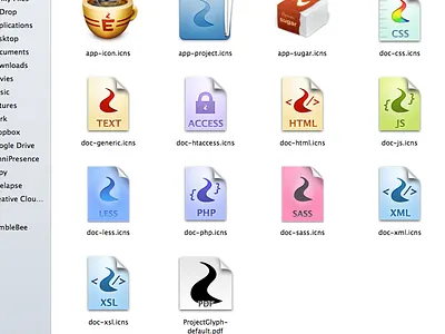 Espresso Icons css espresso html icons less php sass tired