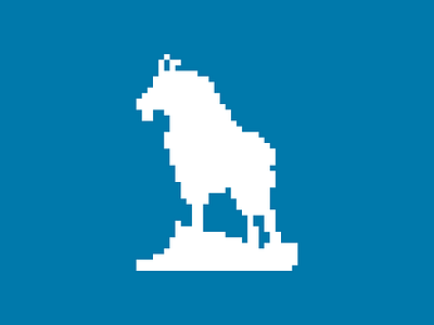 Rocky big glacier glacier national park great northern montana mountain goat pixel art sky