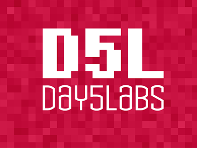 Day5labs 8bit branding logo pixel type typeface typography