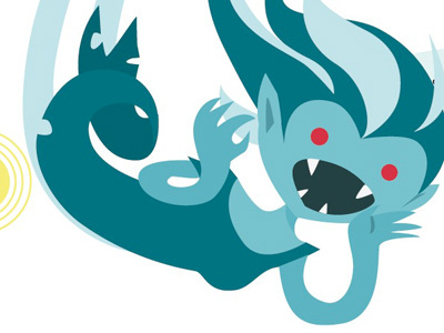 Monsters: Banshee banshee ghost monster vector