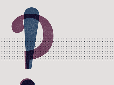 Interrobang‽ Interrobang. dots interrobang rejected slide texture type