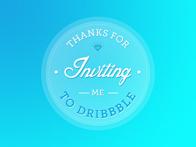 Dribbble Invite!! dribbleinvite thankyou