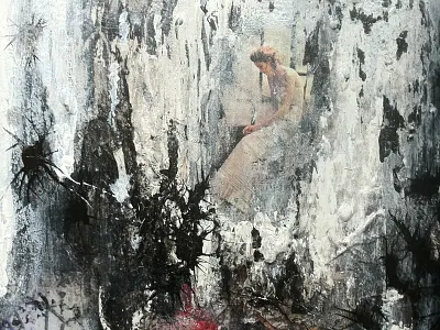 Life Is Fragile. mixedmedia painted